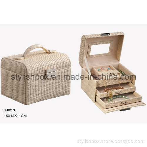 Portable Elegant Travel Jewelry Box (SJ0273)